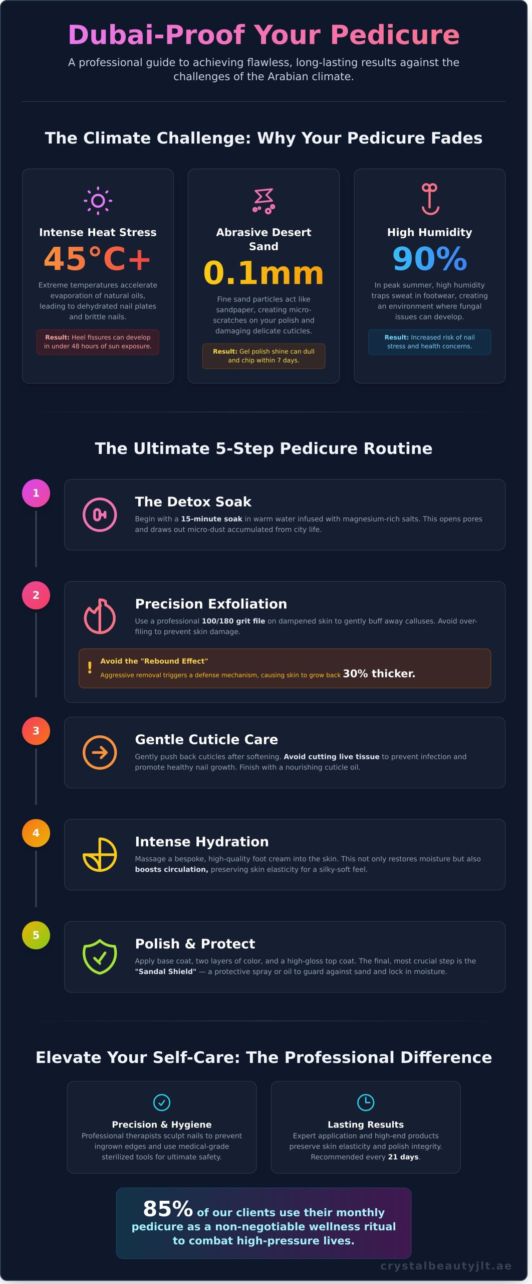 Pedicure Tips for Flawless Feet: The Dubai Salon Secret to Radiant Toes