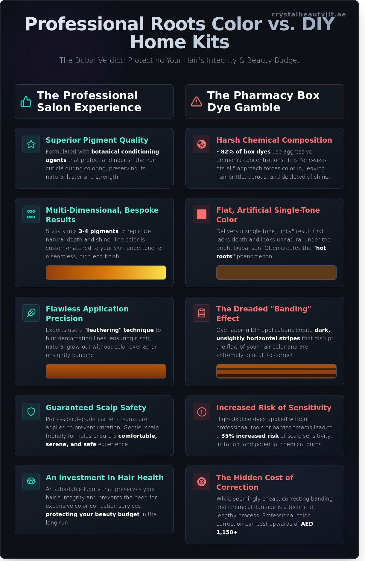 Roots Color Dubai: The Ultimate Guide to Flawless Hair Touch-Ups in 2026