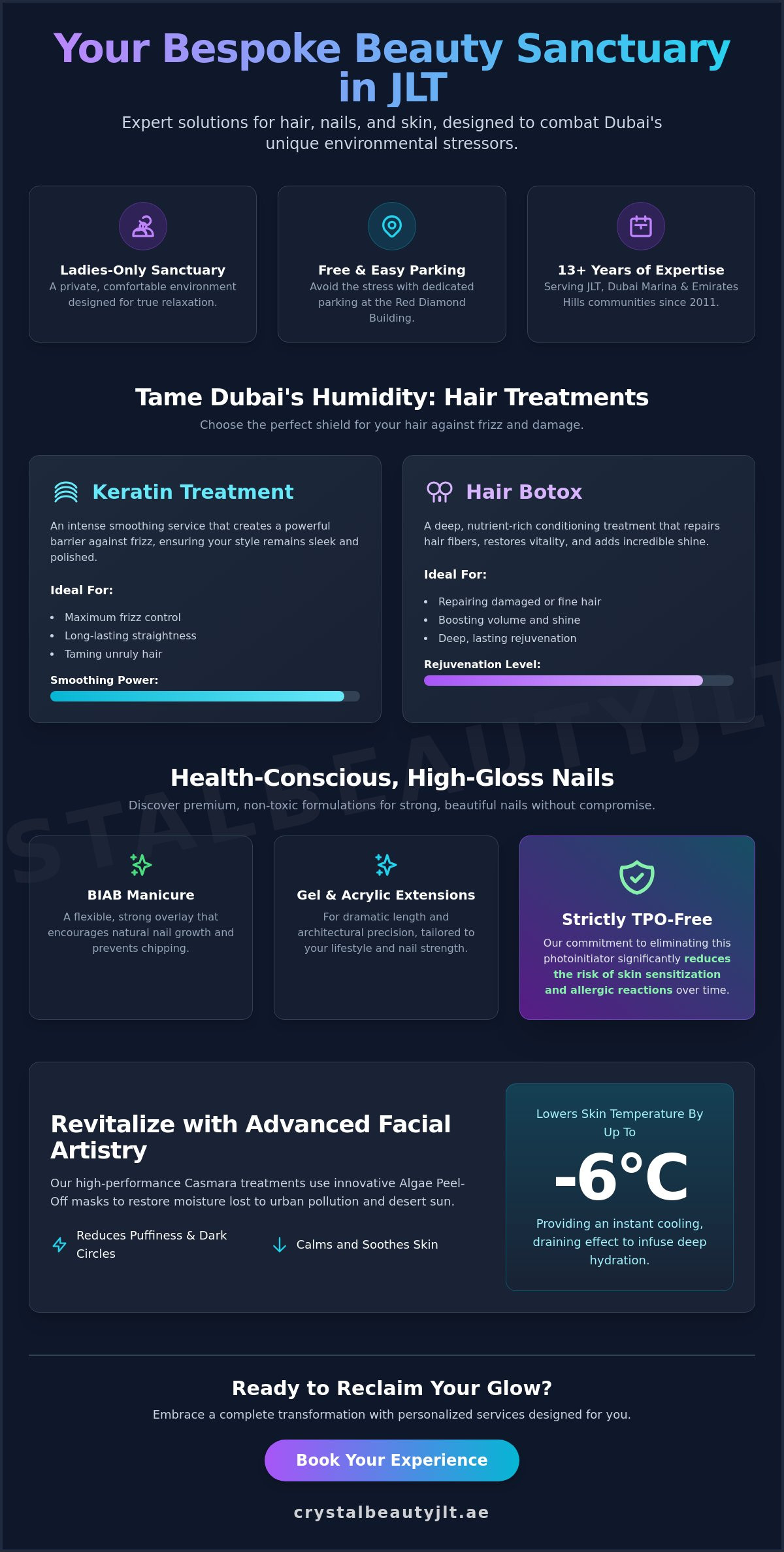 The Ultimate Ladies Salon in JLT, Dubai: Your Sanctuary for Bespoke Beauty