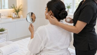 Benefits of face lifting massage: refreshed, glowing skin